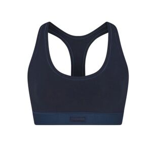 SKIMS COTTON JERSEY SPORTS BRA